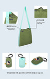 TICKET TO THE MOON Eco Bag Small 10L Leaf Green Mint 150240561 [P]