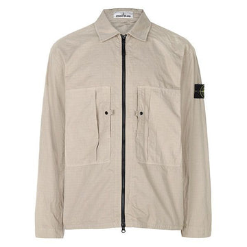 STONE ISLAND Overshirt Jacke mit Reißverschluss 26SS 158396404 [P]