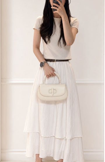Gucci Bamboo Diva Small Top Handle Bag White 832953 158399769 [P]
