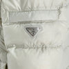 Prada Triangle Logo Real Fur Women's Short Padded Jacket 158400117 [P]