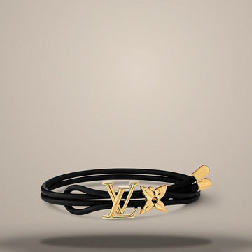 LOUIS VUITTON Bloom Armband mit glattem Leder 158400744 [P]