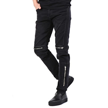 GIVENCHY Reißverschluss Biker Jeans Schwarz 158401458 [P]