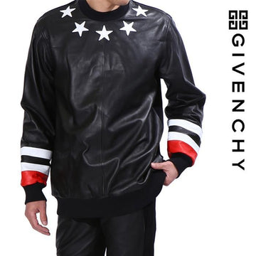 GIVENCHY ラウンドレザーのメンズスウェットシャツ 158401470 [P]