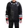 Givenchy Round Leather Sweatshirt with Star Patch 158401470 [P]