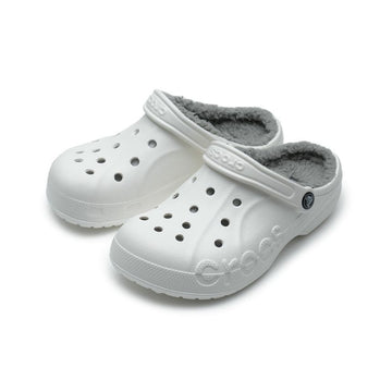 CROCS ラインド クロッグ ホワイト グレー 205969-11H 152735327 [P]