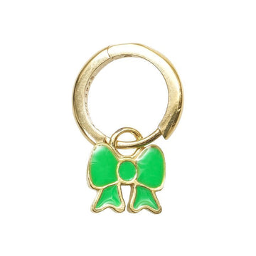 Wilhelmina Garcia Green Ribbon Drop Earrings SS22015 152739586 [P]