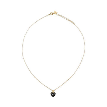 WILHELMINA GARCIA Petit schwarzes 'Ich liebe dich'-Halskette HRT040-BLACK 152739571 [P]