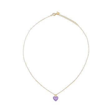 WILHELMINA GARCIA Petit Purple Eye I Love Me Necklace HRT040-PURPLE 152739573 [P]