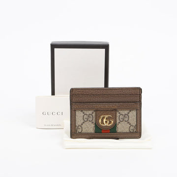 GUCCI Ophidia GG Supreme Kartenetui Braun 158335661 [P]