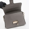 GUCCI Interlocking Leder Top Handle Ketten Schultertasche Grau 158335905 [P]
