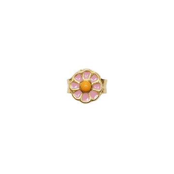 Wilhelmina Garcia Gold Pink Daisy Stud Earrings 152739545 [P]