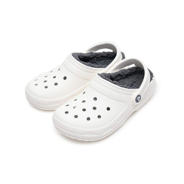 CROCS クラシックラインドクロッグ ホワイトグレー 203591-10M 152735331 [P]