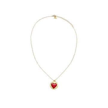 WILHELMINA GARCIA Goldenes Herzanhänger Skinny Chain Halskette 152739556 [P]