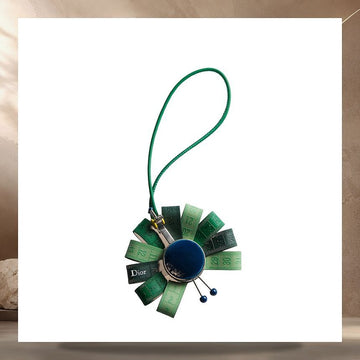 Dior Peacock Bag Green & Blue Calfskin, Antique Silver Finish Brass 2ESKH663GTV_H566 158405296 [P]