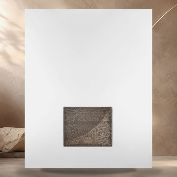 DIOR CD Icon Kartenetui aus schwarzem geschöpftem Kalbsleder 2ESCH135CDI_H00N 158406238 [P]