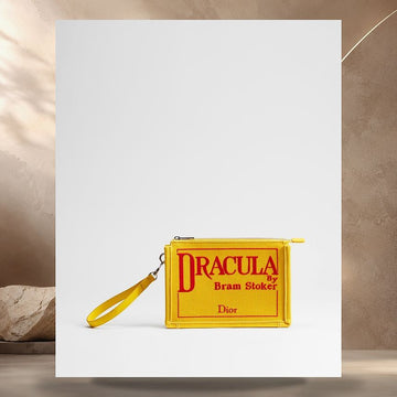 Dior A5 Triangle Pouch Yellow & Red Book Cover Embroidery 2BTCA629JAA_H20E 158406249 [P]