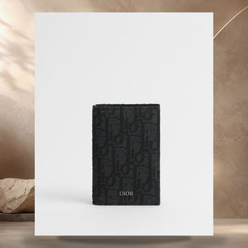 DIOR 2段カードケース ブラック 158406286 [P]