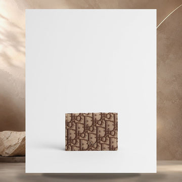 DIOR Visitenkartenetui braun Jacquard 2ESCH178YYE_H45E 158406307 [P]