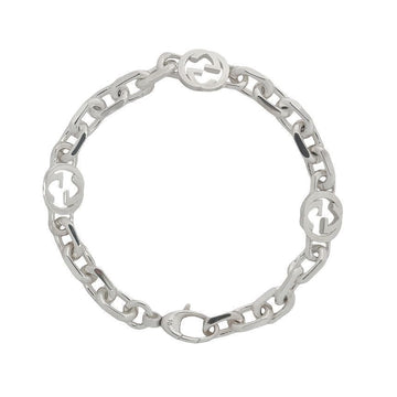 Gucci Interlocking Bracelet 620798 J8400 8106 Silver 127478718 [P]