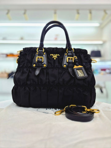 Prada Nylon Tote and Shoulder Bag BN1336 158407546 [P]
