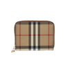 BURBERRY ジッパーチェックカードケース Sランク 8094439 158408532 [P]