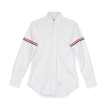 Thom Browne Cotton Arm Band Shirt White 158334836 [P]