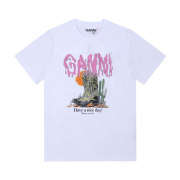 Ganni Women’s Short Sleeve T-Shirt 157204298 [P]