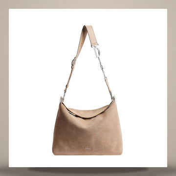 LOUIS VUITTON Dior Diorlie Bag Medium Savannah Suede Calfskin 158408817 [P]