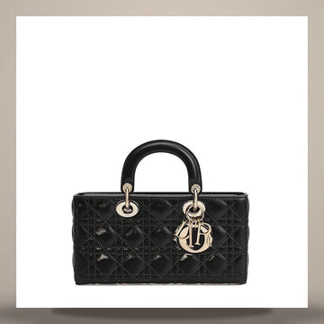 Louis Vuitton Lady D-Joy Medium Bag Black Cannage Lambskin M0540ONGE_M900 158408830 [P]
