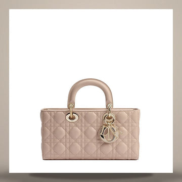 LOUIS VUITTON Lady D-Joy Medium Bag Powder Beige Cannage Leder M0540ONGE_M51U 158408832 [P]