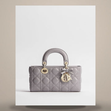 Louis Vuitton Lady Dior Joy Bag Small Trianon Gray Cannage Lambskin M0613OUQA_M63G 158408847 [P]