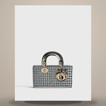 LOUIS VUITTON Lady Dior Joy Bag Mini Multi-Color Houndstooth Stickerei & Pailletten M0664OSOW_M911 158408859 [P]