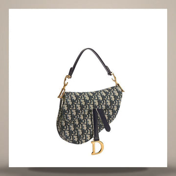 LOUIS VUITTON Saddle Bag Strap Small Blau Dior Oblique Jacquard M0457CTZQ_M928 158408889 [P]