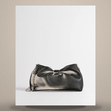 Louis Vuitton Dior Bow Bag Medium Black Lambskin M0714OUQO_M900 158408917 [P]