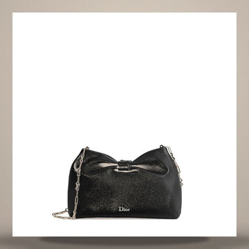 LOUIS VUITTON Kleine Bow Bag aus schwarzem Lammleder M0715OUQO_M900 158408919 [P]