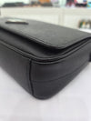 PRADA サフィアーノブラックレザーショルダーバッグ 2VD059 158409360 [P]