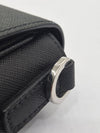 PRADA サフィアーノブラックレザーショルダーバッグ 2VD059 158409360 [P]