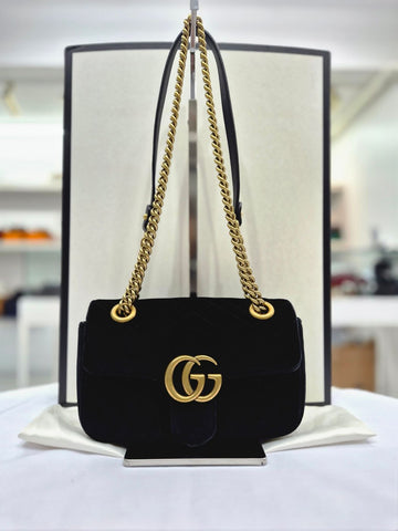 Gucci Velvet Mini Shoulder Bag 446744 158409535 [P]
