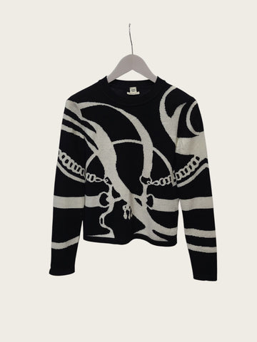 Hermes Rolling Triangle Intarsia Cashmere Knit 158409693 [P]