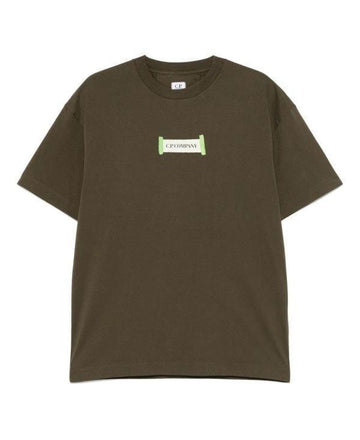 CP Company Jersey Print Logo T-Shirt 18CMTS148A 006586W 683 152204414 [P]