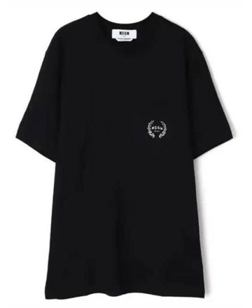 MSGM Pocket Logo Print Short Sleeve T-Shirt 152204940 [P]