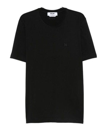 MSGM ブラックロゴ刺繍Tシャツ 152204988 [P]