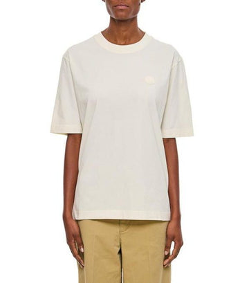 Moncler Silicone Logo Patch Cotton T-Shirt 152205146 [P]