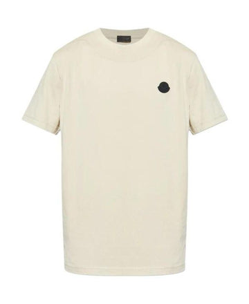 Moncler Cotton T-Shirt with Logo Patch 8C00008 89AYW 216 152205379 [P]