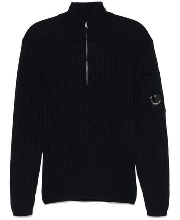CP COMPANY フリースニットハーフジップセーター 19CMKN257A 006170A 999 152206115 [P]