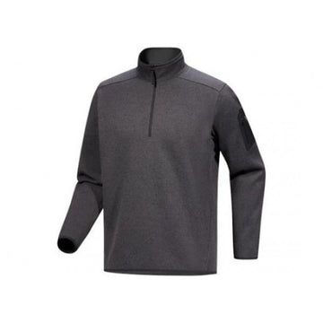 ARC TERYX Schwarz Heather II 12-Zip-Neck Herren M ATPFM10360BHE 155587251 [P]