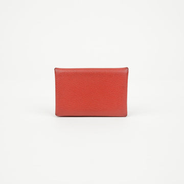 HERMES KALBI Appsong Leder Kartenetui Rose Azalee 158377696 [P]