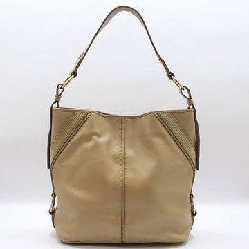 Saint Laurent Leather Hobo Shoulder Bag 153935 Beige 158410869 [P]