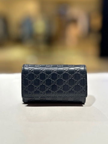 GUCCI Kikey-Case Schlüsselkarte Navy 150402 158410938 [P]