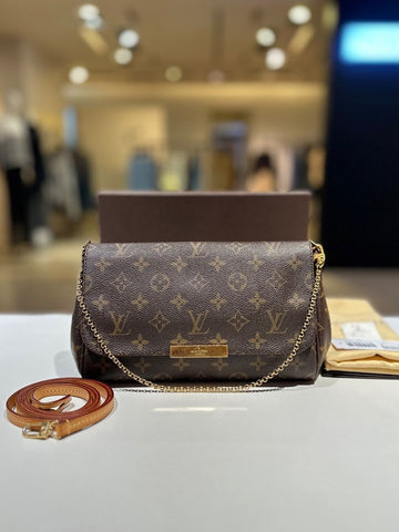 LOUIS VUITTON Monogram Favoriten MM Crossbody M40718 158410944 [P]